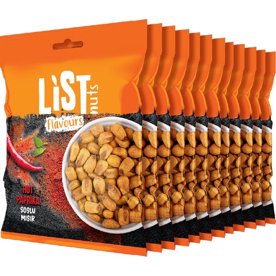 List Flavours Hot Paprika Soslu Mısır 12 x 75 G Fiyatı