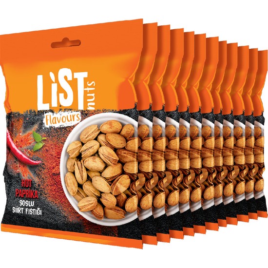 List Flavours Hot Paprika Soslu Siirt Fıstığı 12 x 85 G Fiyatı
