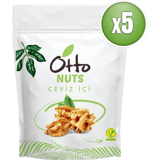 Otto Nuts Vegan Ceviz Içi 5 x 100 G