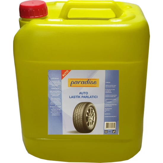 Paradise 5 Lt Süper Kalite Araba Oto Lastik Parlatıcı ve Tampon Cilası Sünger