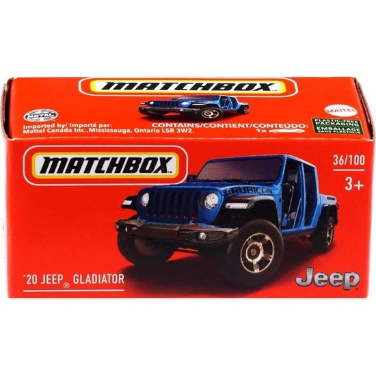 Matchbox 20 Jeep Gladiator DNK70 GXN53 Fiyatı