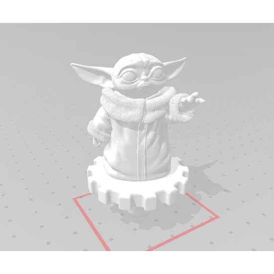 Debond Ender 3 Extruder Knob Baby Yoda Plastic Apparatus Fiyatı