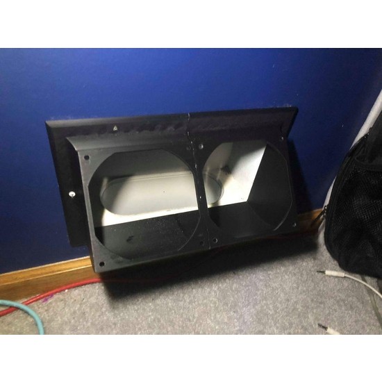 Debond Hvac Register Booster 120MM Fan Plastic Apparatus Fiyatı