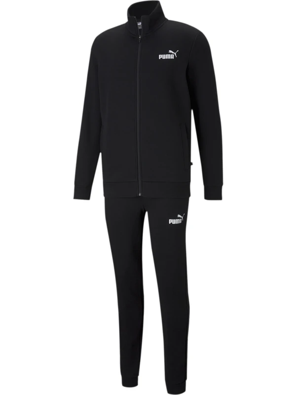 Puma Clean Sweat Suit Fl Erkek Günlük Eşofman Takımı 58584101 Siyah