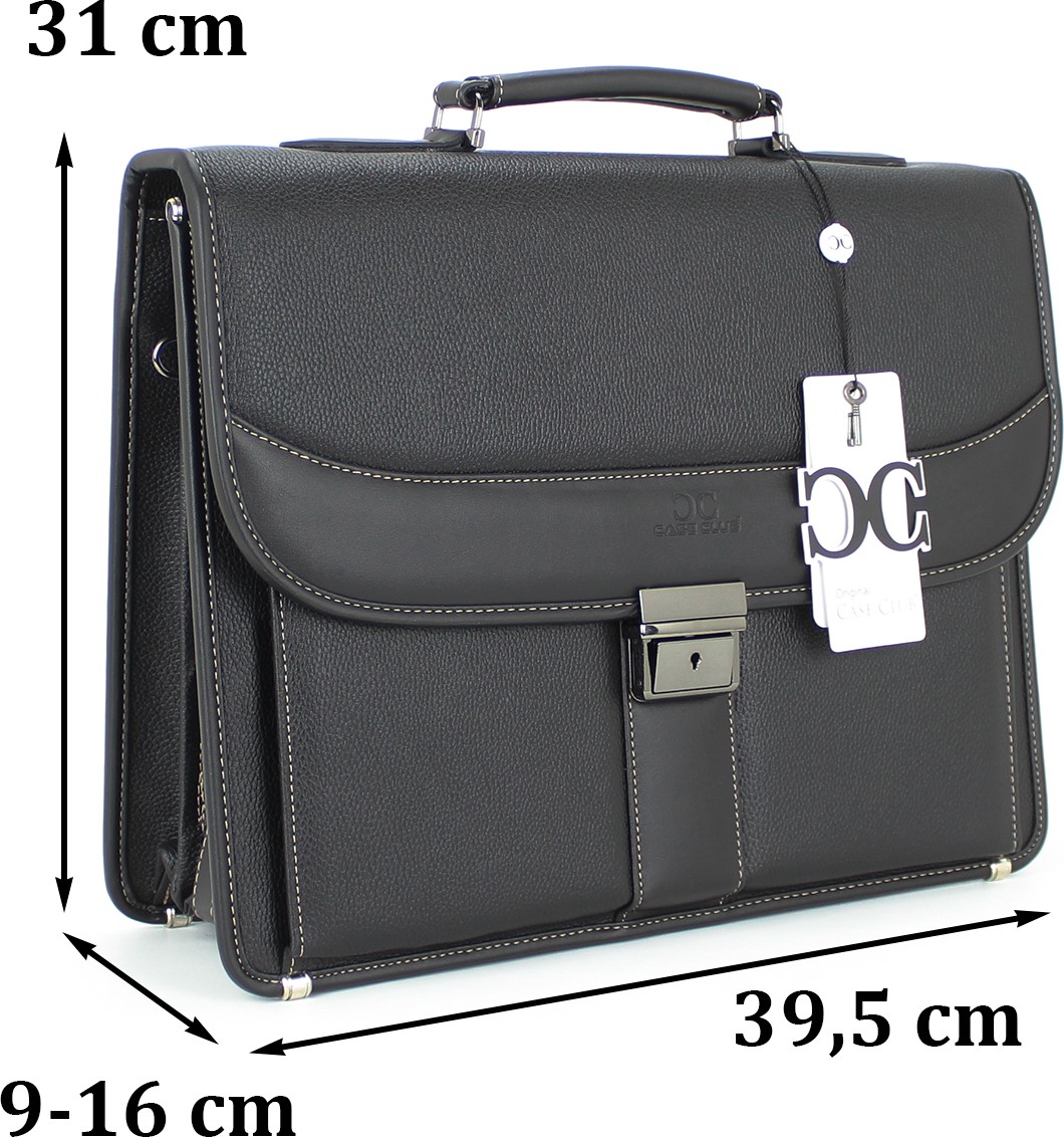 Case Club Evrak Çantası 15,6 Inç Laptop Bölmeli Omuz Askılı Taban Korumalı görsel 7