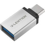 Lentıon Type C To USB 3.0 Çevirici Dönüştürücü Otg Adaptör Gümüş C3