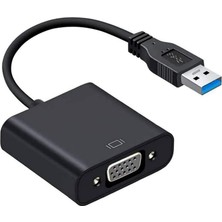 Aogo USB To VGA Dönüştürücü USB 3.0 VGA 15 Pin Çevirici Çoklu Ekran Video Dönüştürücü USB In VGA Out