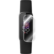IPG Fitbit Luxe Akıllı Band ile Uyumlu Ipg Ekran Koruyucu (4 Adet)