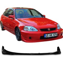 SML Dizayn Honda Civic Ies 99-01 S2000 Ön Ek-Lip / Plastik Makyajlı Ies Ön Tampon Eki Boyasız