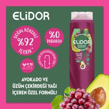 Elidor Doğanın Enerjisi Saç Bakım Şampuanı Avokado ve Üzüm Çekirdeği Yağı ve Parlaklık Kazandırıcı 500 ml