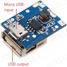Hobi Mekatronik Powerbank Şarj Devresi - 5V 1A Charger Modül