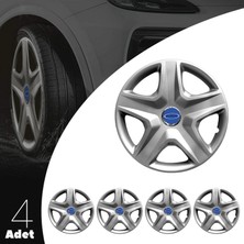 Whigor Ford Focus 15 Inç Uyumlu Jant Kapağı Amblemli Gri 4'lü Takım 119