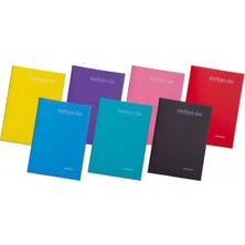 Mopak Im Seri Dikişli Plastik Kapak Defter A4 Çizgili 60 Yaprak