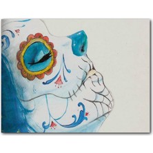 Cakatablo Ölülerin Günü Boyalı Yüz