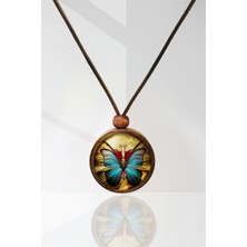 Tahtakolik Kelebek Ahşap Kolye