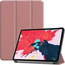 Fuchsia Apple iPad Air 10.9 2022 (5.nesil) Uyumlu Kılıf Smart Cover Standlı Akıllı 1-1 Tablet Kılıfı