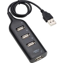 Xnews Çok Amaçlı 4 Port Girişli Güçlü USB 2.0 Port Çoklayıcı Çoğaltıcı Adaptör Switch Splitter Hub-