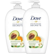 Dove Nemlendirici Sıvı Sabun Avokado Yağı ve Kalendula Özü 500 ml X2 Adet