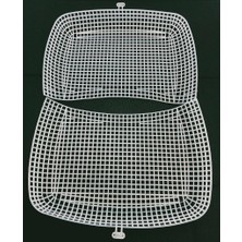 Angel Çanta Aksesuar 3 D Beyaz Plastik Kanvas