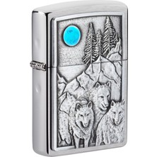 Zippo Wolf Pack & Moon Emblem Çakmak