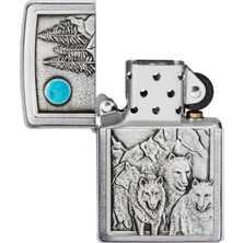 Zippo Wolf Pack & Moon Emblem Çakmak