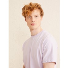 Xint Bisiklet Yaka Pamuk Oversize Basic T-Shirt