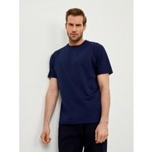 Xint Bisiklet Yaka Pamuk Oversize Basic T-Shirt