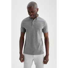 DeFacto Slim Fit Polo Yaka Basic Kısa Kollu Tişört T5259AZ21SP
