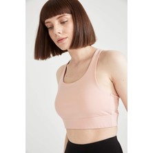 Defacto Halter Yaka Çıkarılabilir Pedli 2'li Spor Sütyen U8169AZ21SM