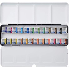 Winsor & Newton Winsor Newton Cotman Suluboya Seti 24 Renk (1 Adet)Metal Kutu Profesyonel Sanatçı Boyası