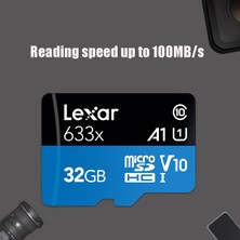 Lexar 633X 32 GB Yüksek Hızlı Cep Telefonu Bellek Tf Kart Sürüş Kaydedici Hafıza Kartı