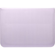 SZYKD Pu Deri Ultra-Ince Zarf Çanta Laptop Çantası Macbook Air / Pro 11 Inç, Stand Fonksiyonu ile (Açık Mor)