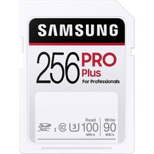 Samsung Pro Plus U3 C10 4K Yüksek Hızlı Sd Hafıza Kartı, Kapasite: 256GB