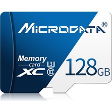 Mikrodata 128GB U3 Mavi ve Beyaz Tf (Mikro Sd) Hafıza Kartı