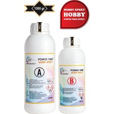 Power Time Epoxy Hobby Epoxy/ Şeffaf Epoksi Reçine Ince Döküm Hobi Epoksi