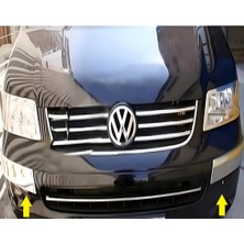 Fams Otomotiv VW T5 Transporter Krom Tampon Kaşı 2 Parça 2003-2010 Paslanmaz Çelik