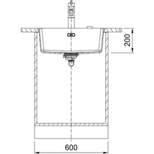 Franke Mrg 210/110-52 Bianco Tezgah Altı/sıfır Maris Granit Eviye