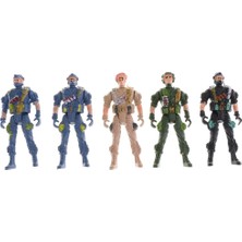 Paratroopers Aksiyon Figürleri Ordu Erkekler Asker Playset - 5 Adet (9 Cm) (Yurt Dışından)