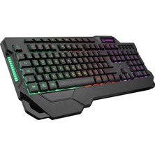 Rampage KB-R46 CARISMA USB Rainbow Aydınlatmalı Q Gaming Oyuncu Klavye