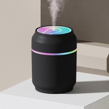 Vonluxe Gece Lambası ile 360 ​​ml Mini Nemlendirici USB Mist Maker Araba Ev Hava Arıtma Siyah (Yurt Dışından)