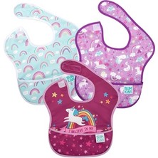 Bumkins Superbib Önlük 3'lü Paket - Unicorn Pack