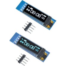 Sanec 0.91 ” Inch I2C 128×32 OLED Ekran Mavi (Arduino Uyumlu)
