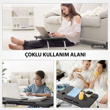 Miletus Laptop Sehpası Ders Çalışma Masası Çocuk Çalışma Yatak Sehpası Ders Masası