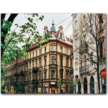 Cakatablo Polonya Krakov Şehir Manzarası