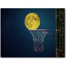 Cakatablo Basket Potası ve Dolunay Illüstrasyon