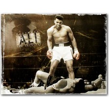 Cakatablo Muhammed Ali Khaliah Nakavut Eskitilmiş Görsel