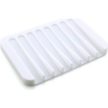Sunsky Banyo Silikon Esnek Sabunluk Depolama Tutucu Soapbox Beyaz (Yurt Dışından)