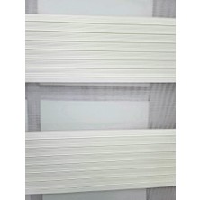 BBB Pliseli Zebra Stor Perde Ekru MZ481