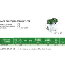 Atlantis JCP100 1 Hp 24 L Yatık Tanklı Paket Hidrafor