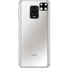 Kupa Xiaomi Redmi Note 10 Lite Kamera Lens Koruyucu Tam Kapatan Darbe Emici Ince Çözünürlük Engellemez